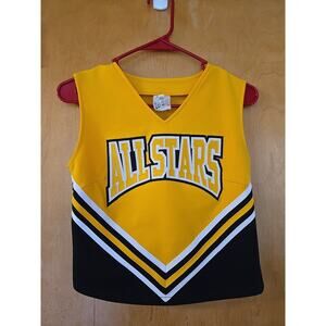 VTG DEHEN CHEERLEADER ALLSTARS UNIFORM TOP ONLY SIZE 34